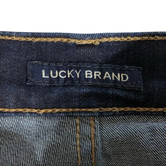 Lucky Brand Ava Mid Rise Skinny Jeans Stretchy Blue Dark Wash Women’s 8 29 - Picture 7 of 10